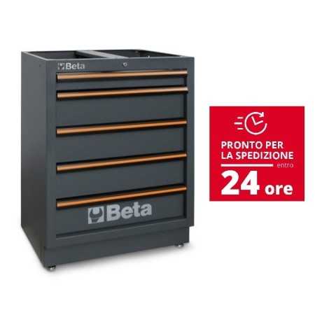 Modulo Fisso Con 5 Cassetti Per Arredo Officina C45PRO - Beta C45PRO M5