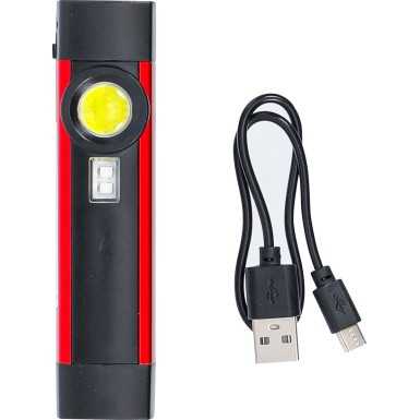 MINI LAMPADA RICARICABILE LED COB + UV