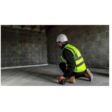 Livella lineare verde alcalino a due linee Milwaukee CLL-C