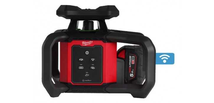 LIVELLA LASER ROTANTE M18™ 300 M RAGGIO ORIZZONTALE E VERTICALE VERDE CON ONE-KEY™  M18 RLOHVG300-501C