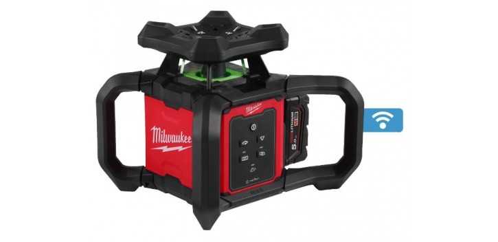 LIVELLA LASER ROTANTE M18™ 300 M RAGGIO ORIZZONTALE E VERTICALE VERDE CON ONE-KEY™  M18 RLOHVG300-501C