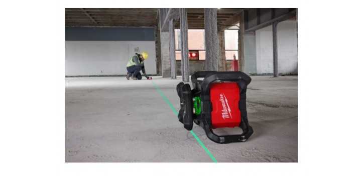 LIVELLA LASER ROTANTE M18™ 300 M RAGGIO ORIZZONTALE E VERTICALE VERDE CON ONE-KEY™  M18 RLOHVG300-501C