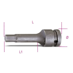 Chiavi a bussola macchina maschio esagonale attacco 3/4" - Beta 728ME