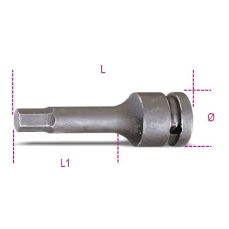 Chiavi a bussola macchina maschio esagonale attacco 3/4" - Beta 728ME