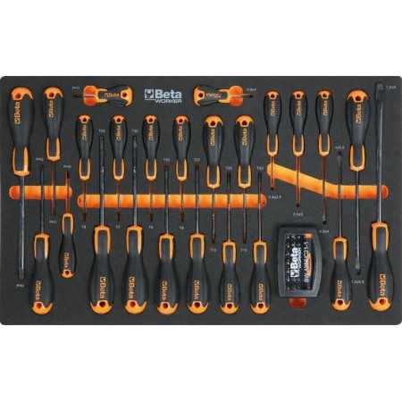 Beta C59A Banco da lavoro Endurance Orange con assortimento 90 Pz