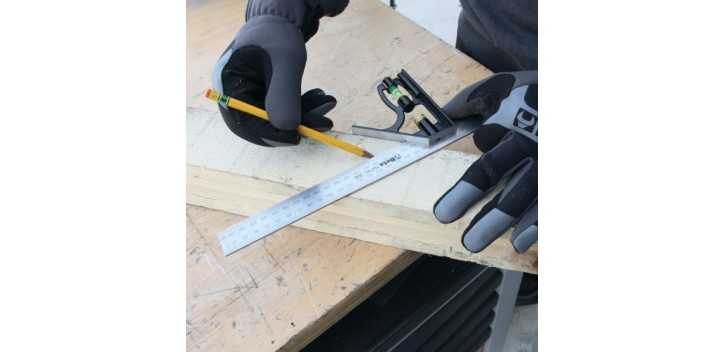 Squadra combinata per falegnami con lama in acciaio - Beta 1674C 300mm