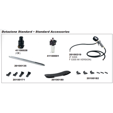 Smontagomme automatici per autovetture e veicoli commerciali leggeri Cormach F 535S 