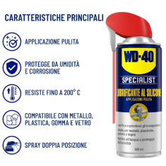 WD-40 LUBRIFICANTE AL SILICONE 400ML    2
