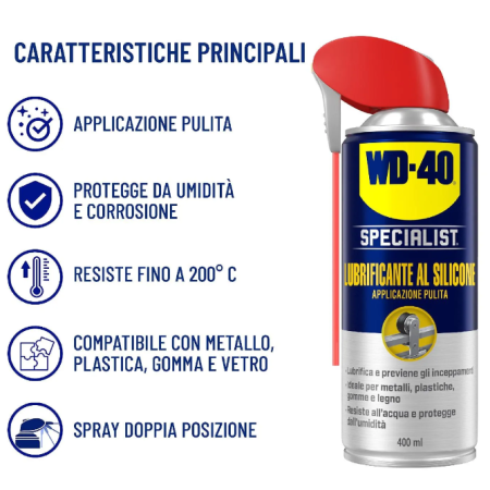 WD-40 LUBRIFICANTE AL SILICONE 400ML   