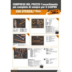 Combinazione arredo officina C45PRO W con assortimento BW 5945/2023 Piano di lavoro in legno multistrato 2