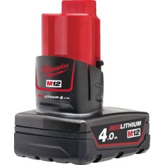 4932430065 MILWAUKEE M12B4   - BATTERIA 12V 4AH REDLITHIUM