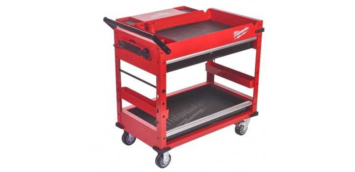 Carrello portautensili a due ripiani Milwaukee SWC40-1 