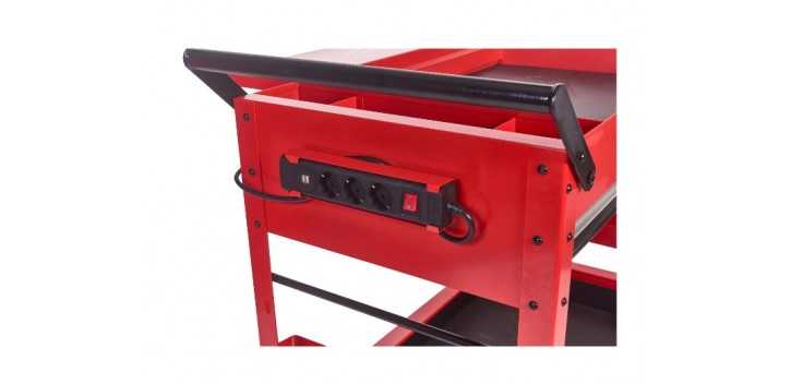 Carrello portautensili a due ripiani Milwaukee SWC40-1 