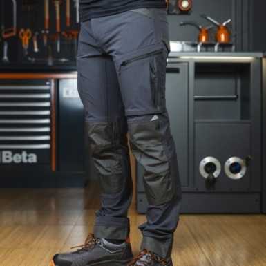 Pantaloni da lavoro multitasche elasticizzati in graphene Beta 7640GG