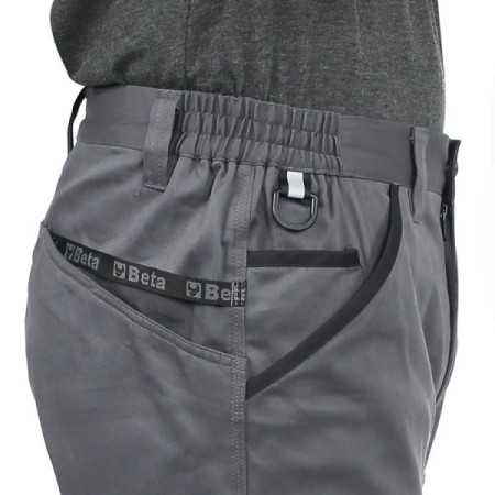 Pantaloni da lavoro in 100% cotone elasticizzato, comodi e resistenti 7Beta 7930MG