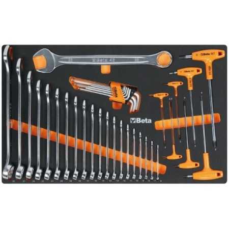 Cassettiera RSC24 a 7 cassetti con assortimento di 224 utensili 2400 RSC24/7-VIS