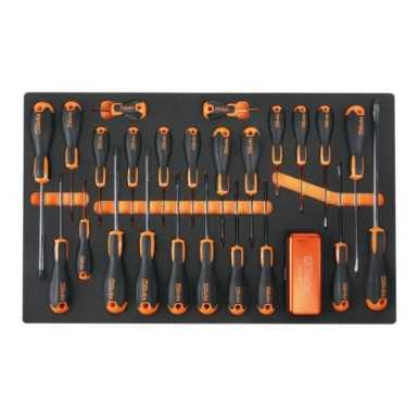 Cassettiera mobile con otto cassetti, con sistema ANTIRIBALTAMENTO e assortimento di 411 utensili INDUSTRIA 2400 RSC24A/8-VIL