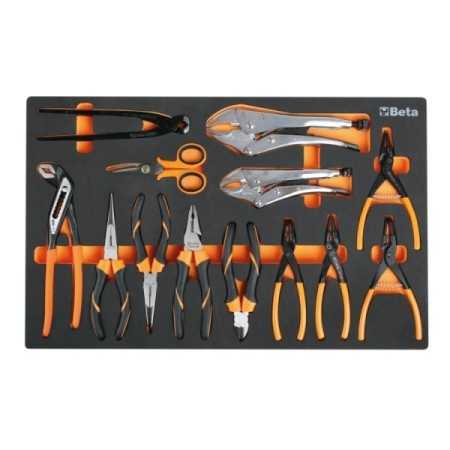 Cassettiera mobile con otto cassetti, con sistema ANTIRIBALTAMENTO e assortimento di 411 utensili INDUSTRIA 2400 RSC24A/8-VIL