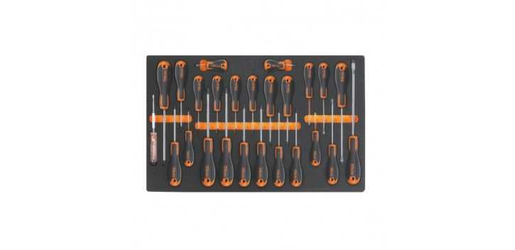 Cassettiera mobile con otto cassetti e assortimento di 445 utensili AUTOMOTIVE 2400 RSC24/8-VAL