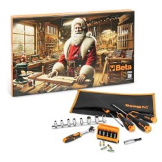 Calendario dell'avvento Natale 2024 con 25 utensili Beta 9920CA/24 2