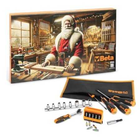 Calendario dell'avvento Natale 2024 con 25 utensili Beta 9920CA/24