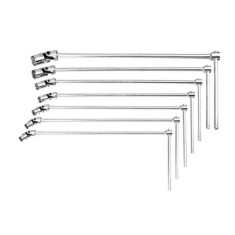 Set di 7 chiavi a snodo Milwaukee metric 2