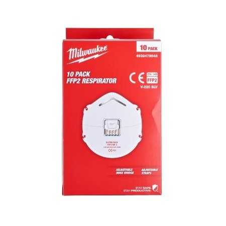 Mascherina FFP2 NR D CON VALVOLA - 10 PZ