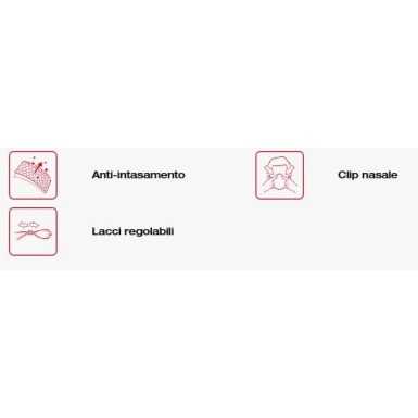 Mascherina pieghevole FFP2 NR D - 20 PZ