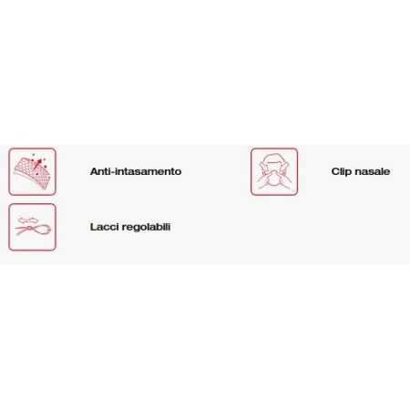 Mascherina pieghevole FFP2 NR D - 20 PZ