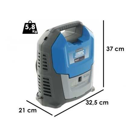 Compressore aria elettrico portatile motore 1,5Hp 8bar Abac Suitcase