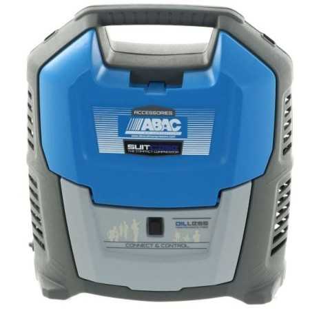Compressore aria elettrico portatile motore 1,5Hp 8bar Abac Suitcase