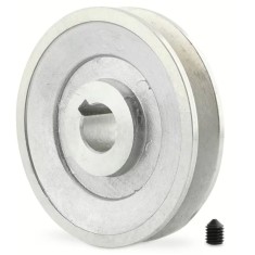 Puleggia motore elettrico D.90 1 gola foro 19 Abac originale