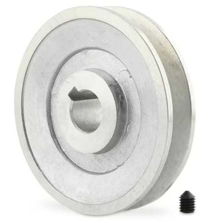 Puleggia motore elettrico D.90 1 gola foro 19 Abac originale