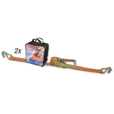 Borse 2 cricchetti 8182 8,5/B2 8,5m nastro in poliestere ad alta tenacità gancio uncino