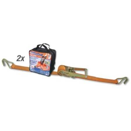 Borse 2 cricchetti 8182 8,5/B2 8,5m nastro in poliestere ad alta tenacità gancio uncino