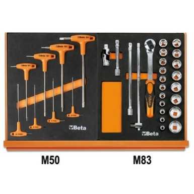 Assortimento di 144 utensili per impiego universale in vassoio morbido in EVA  5904VU/2M