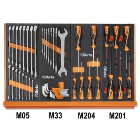 Assortimento di 144 utensili per impiego universale in vassoio morbido in EVA  5904VU/2M