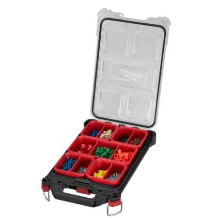 Organizer Slim Compact porta minuteria Milwaukee PACKOUT 250x380x65mm