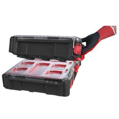 Organizer Slim Compact porta minuteria Milwaukee PACKOUT 250x380x65mm