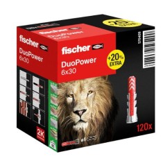 TASSELLO DUOPOWER 6S (6x30 S) in NYLON con VITE (120 PZ)