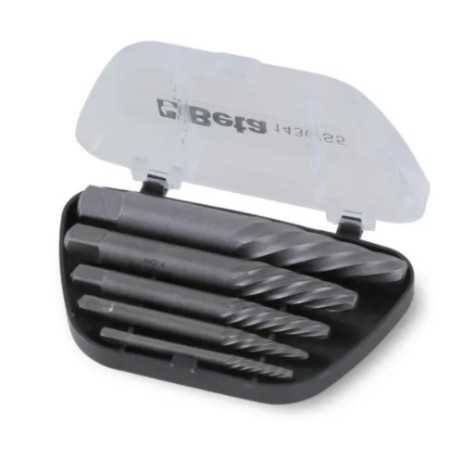 SERIE DI 5 ESTRATTORI CONICI PER VITI E PRIGIONIERI SPEZZATI IN ACCIAIO LEGATO ART. 1430/S5