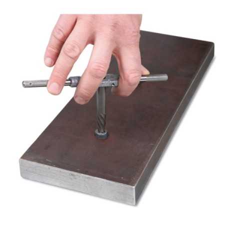 SERIE DI 6 ESTRATTORI CONICI PER VITI E PRIGIONIERI SPEZZATI IN ACCIAIO LEGATO ART. 1430/S6