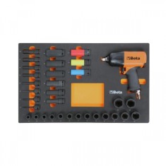 Modulo morbido in EVA con avvitatore pneumatico da 1/2" e bussole macchina Beta M118