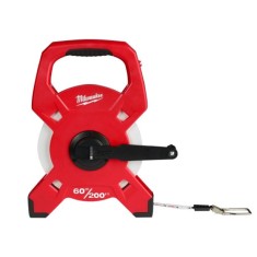 Rotella con cassa aperta e nastro in fibra di vetro mt.60 LTF60-200