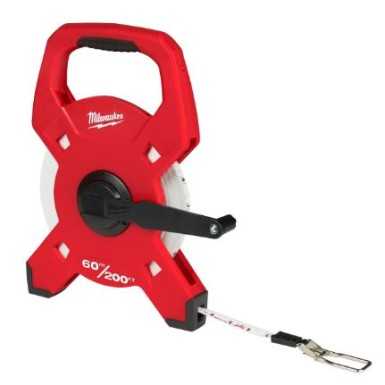 Rotella con cassa aperta e nastro in fibra di vetro mt.60 LTF60-200