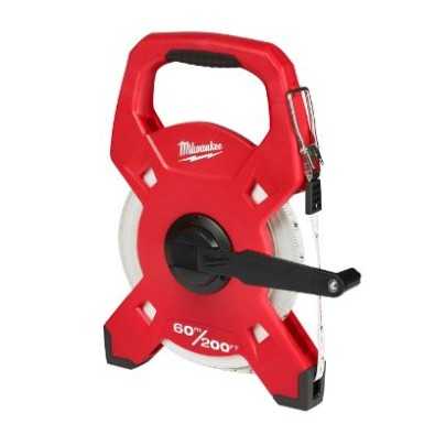 Rotella con cassa aperta e nastro in fibra di vetro mt.60 LTF60-200