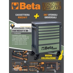 Carrello RSC24 7 cassetti 2400 RSC24/7-V 4M Edizione Limitata 267 utensili Beta
