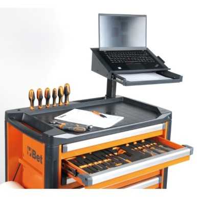 Cassettiera Mobile Con 7 Cassetti Rosso Con Sistema Antiribaltamento - Beta C37A/7-R