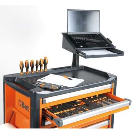 Cassettiera Mobile Con 7 Cassetti Orange Con Sistema Antiribaltamento - Beta C37A/7-O