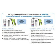 Kit avvolgitore HI-VIS 9.3X13.5 mt.14 + acc. 2